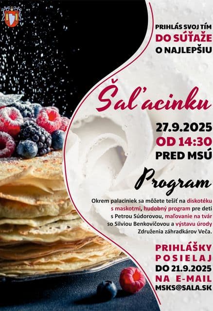 Súťaž o najlepšiu Šaľacinku