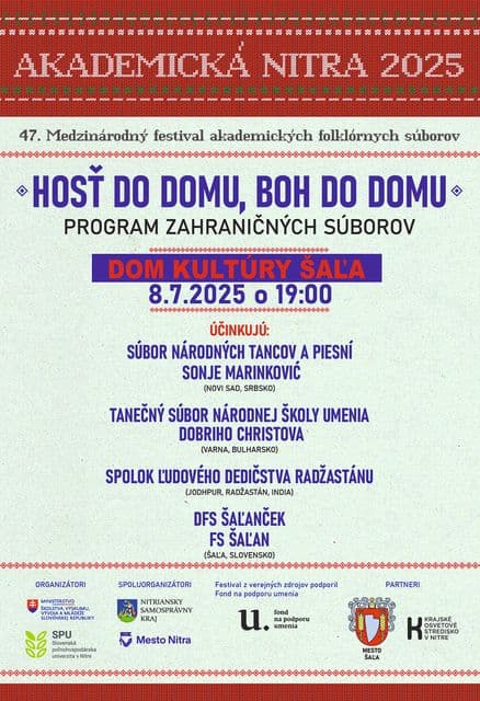 Hosť do domu, Boh do domu - Akademická Nitra 2025